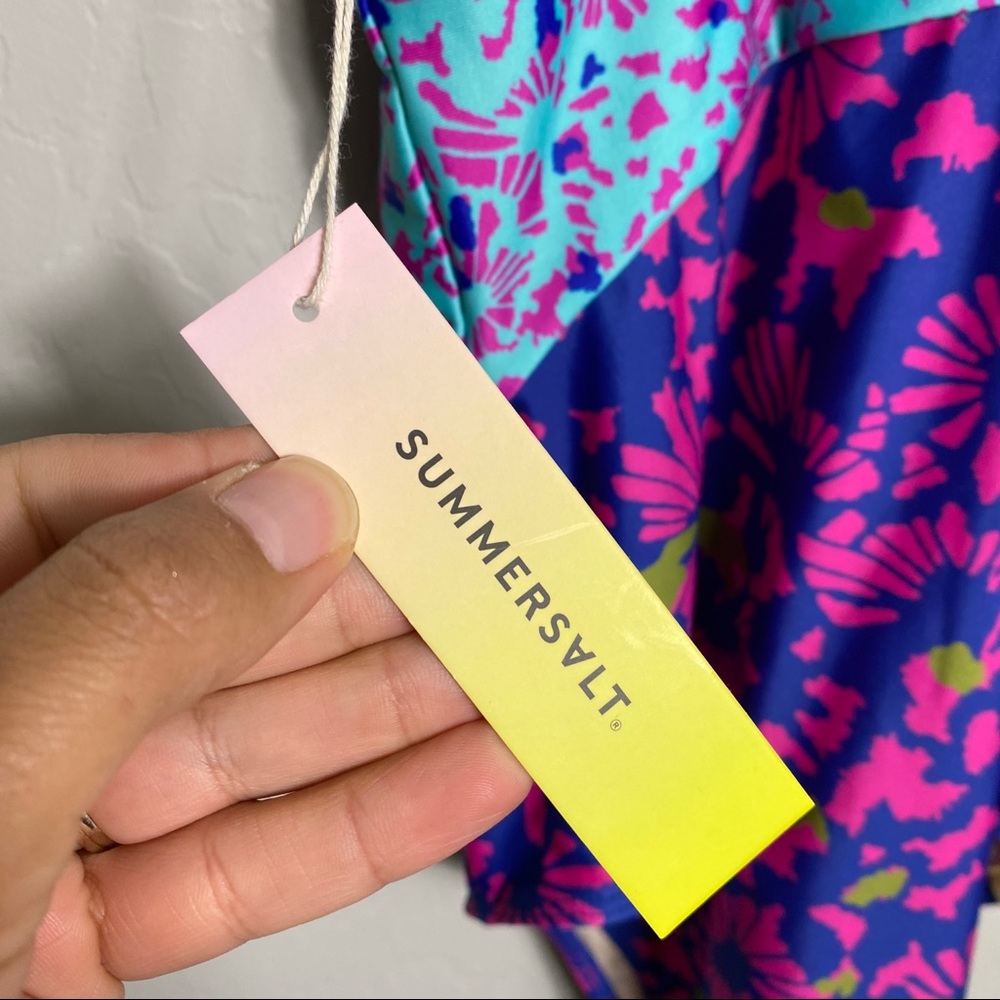 NWT Tanya Taylor x Summersalt The Oasis One Piece Size 6 Floral - Picture 6 of 9